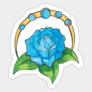 Blue rose Sticker